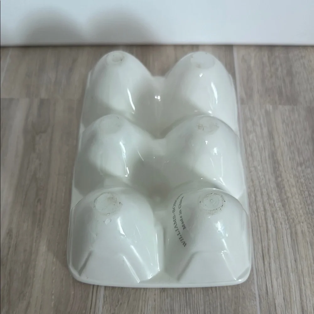 Williams Sonoma Cream Egg Holder